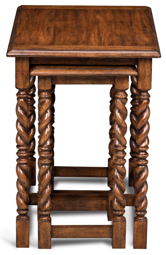 Maitland Smith Serpentine Nesting Tables (SH07-121304)