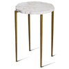 Maitland Smith Fossil Top Accent Table (Sh07-123118)