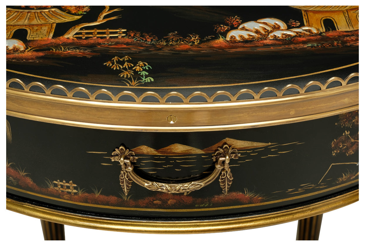 Maitland Smith Silk Side Table (SH06-112211)