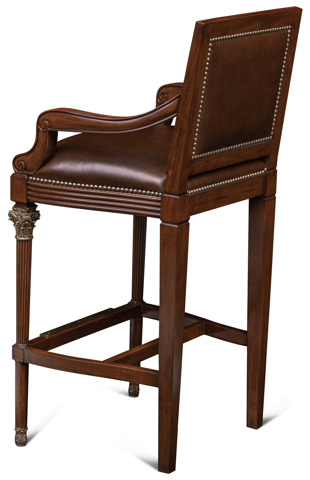 Maitland Smith Quarter Bar Stool (SH30-020504) DSC