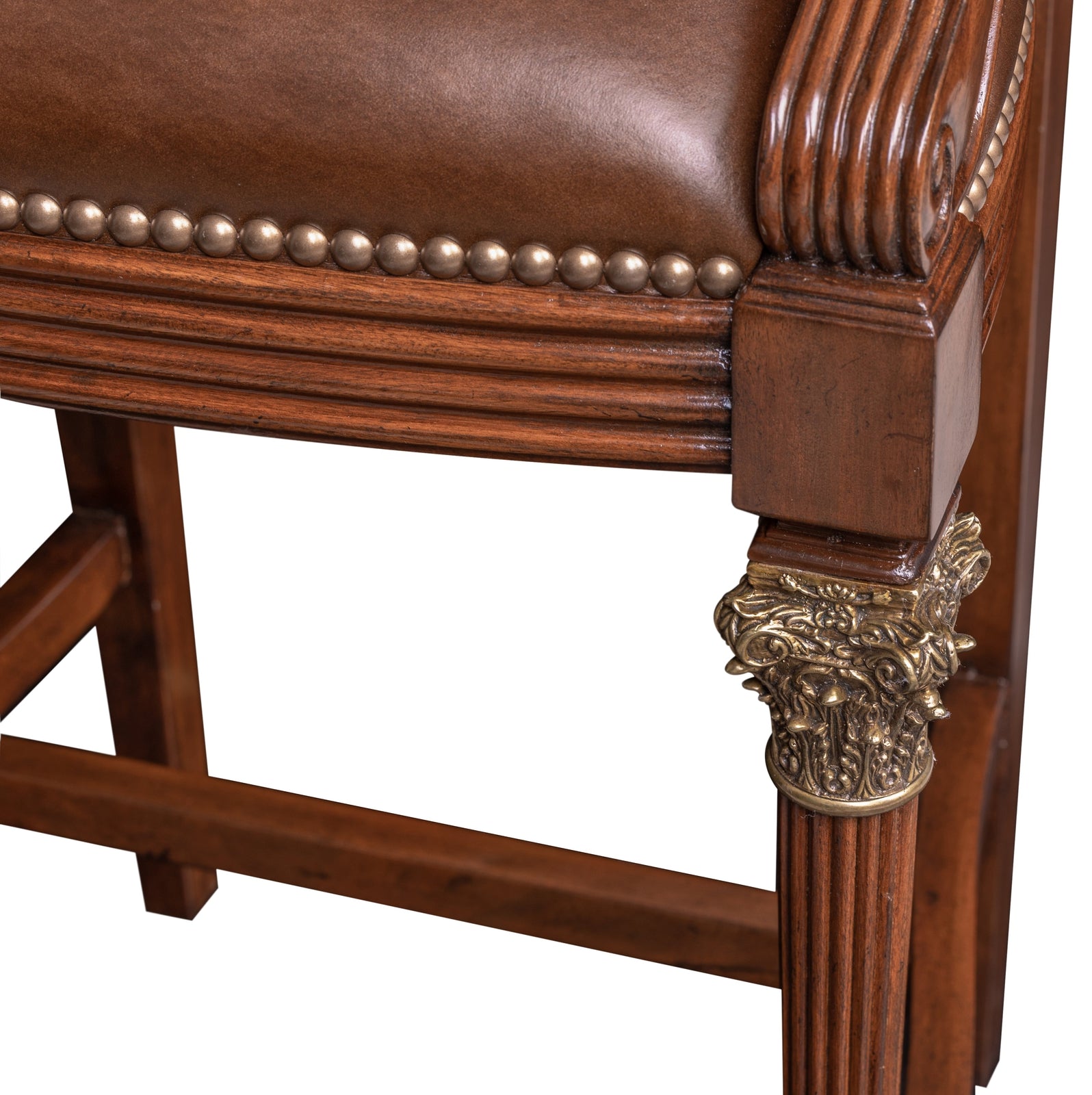 Maitland Smith Quarter Bar Stool (SH30-020504) DSC