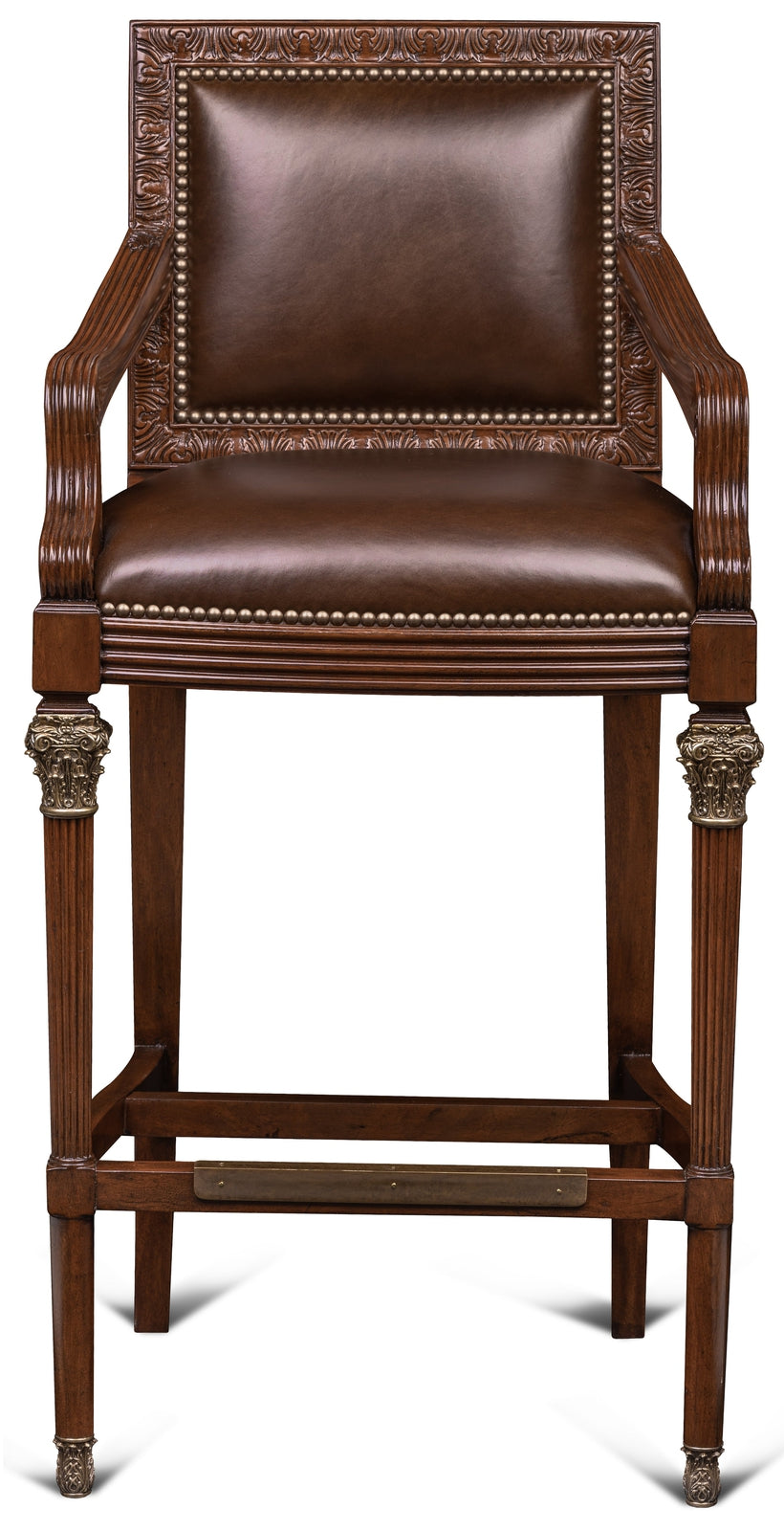 Maitland Smith Quarter Bar Stool (SH30-020504) DSC