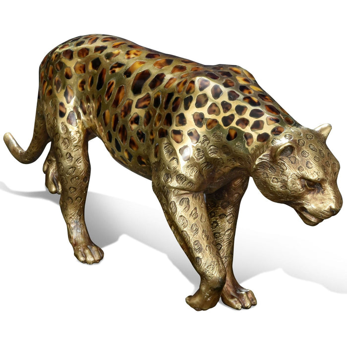 Maitland Smith Prowling Leopard Sculpture (SH41-062116)