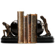 Maitland Smith Atlas Globe Bookends (SH41-080916)
