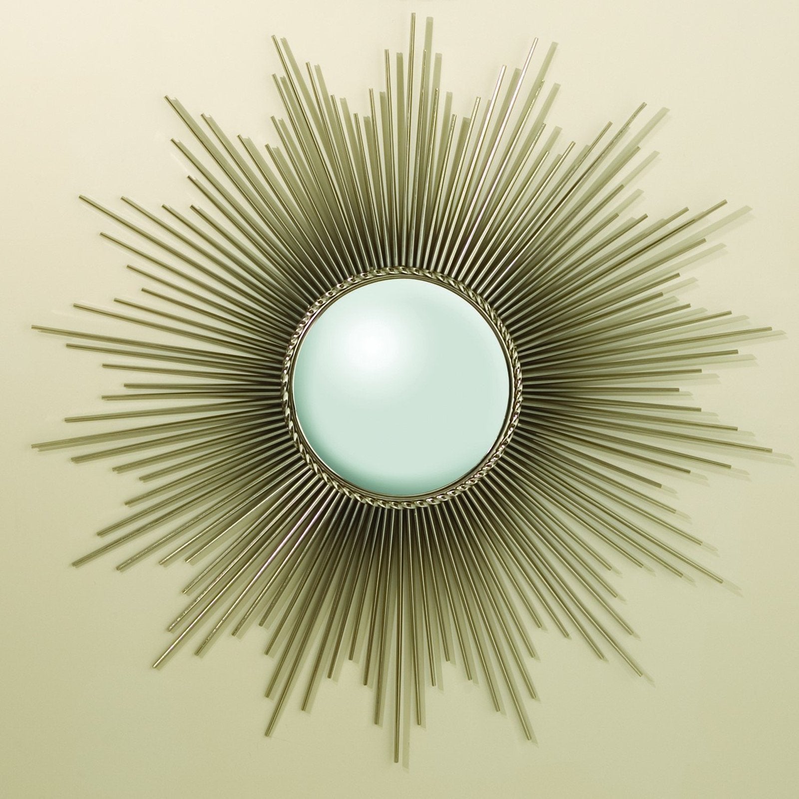 Global Views Square Beaded Burst Mirror
