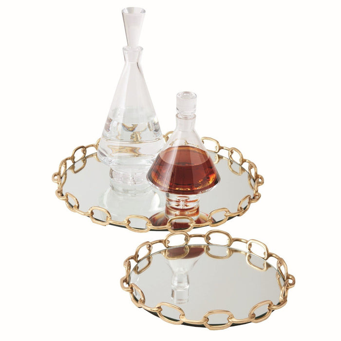 Global Views Linked Mirrored Tray