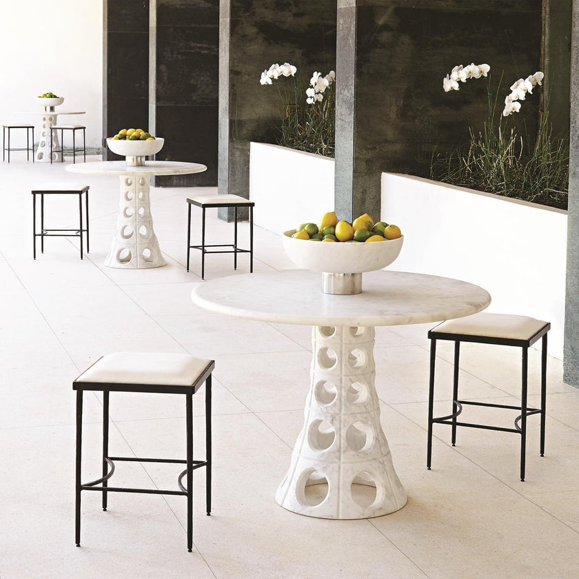 Global Views Hammered Bar Stool