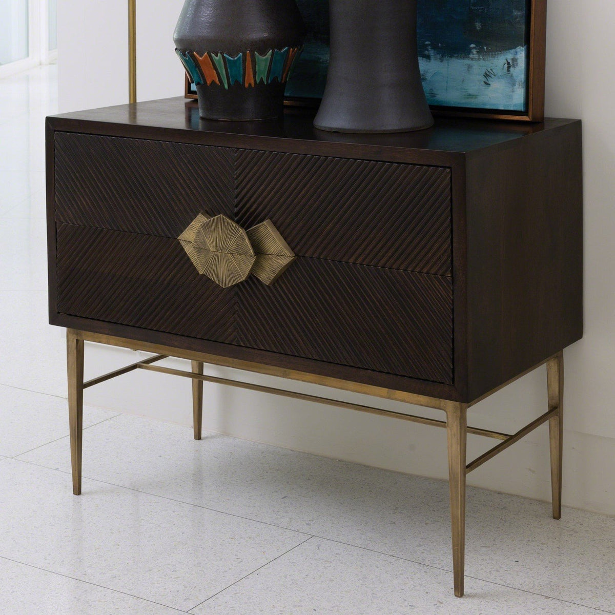 Global Views Galapagos Two Drawer Chest