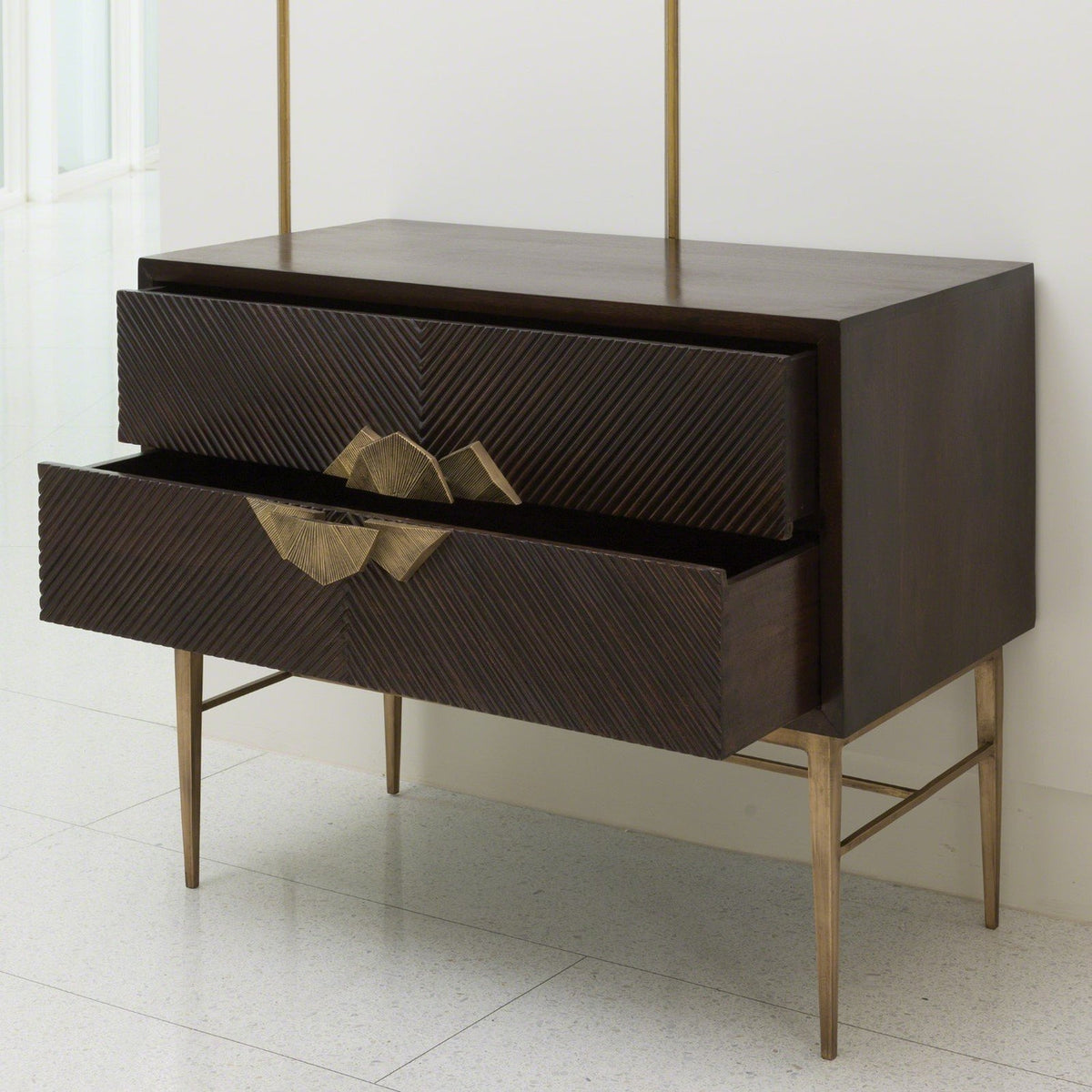Global Views Galapagos Two Drawer Chest