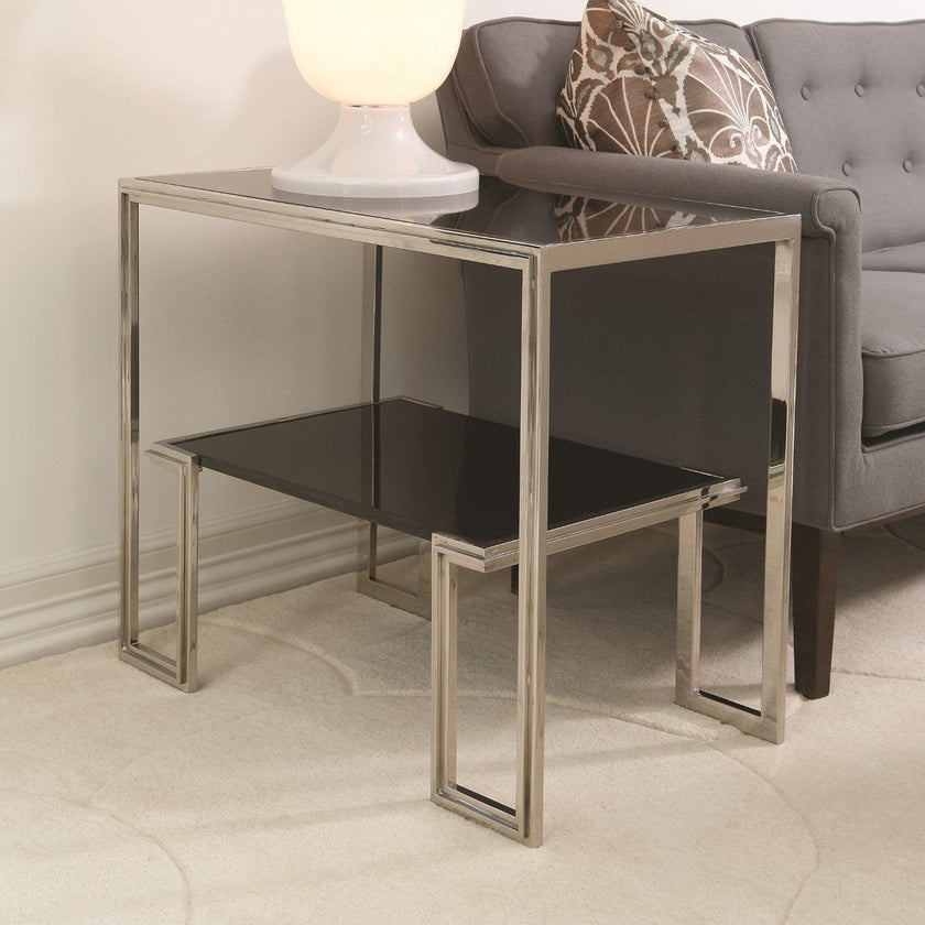 Global Views Bronze One Up Accent Table