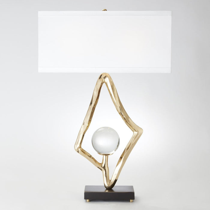 Global Views Abstract Lamp With 6 Crystal Sphere