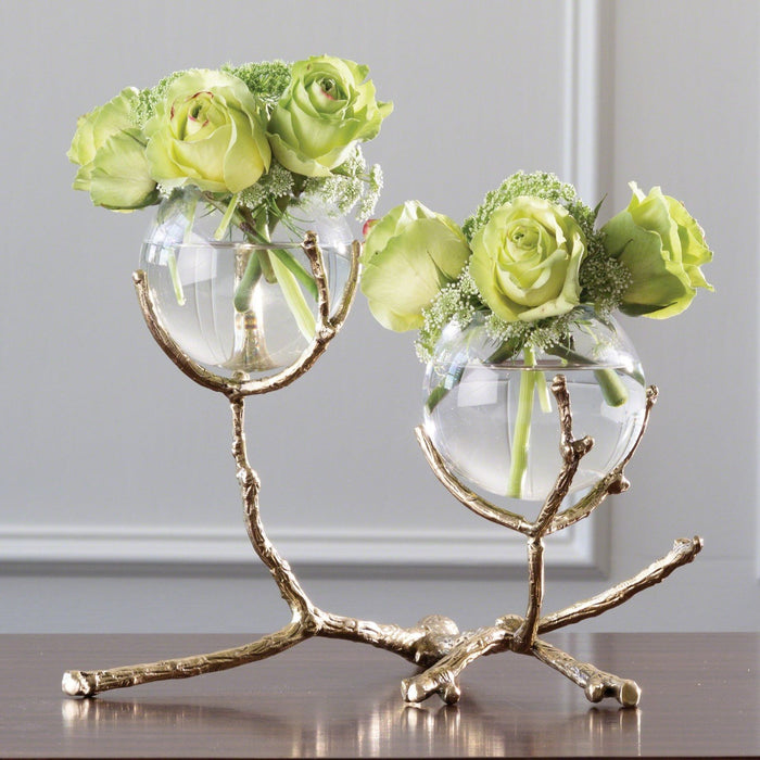 Global Views Twig 2 Vase Holder