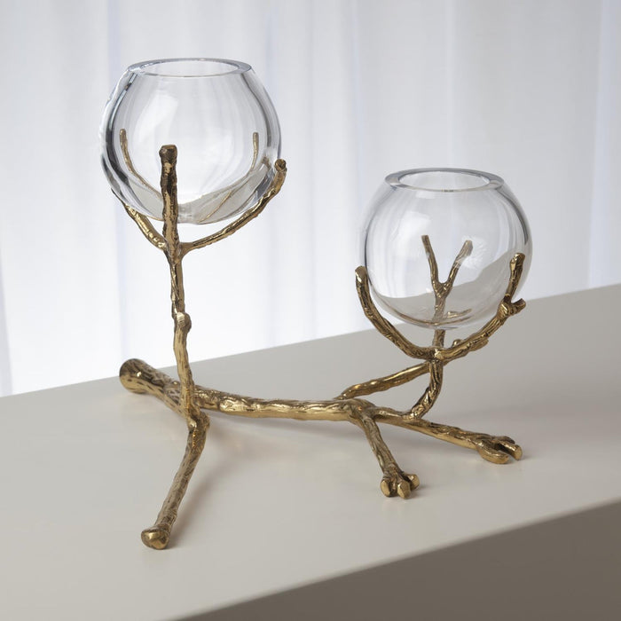 Global Views Twig 2 Vase Holder