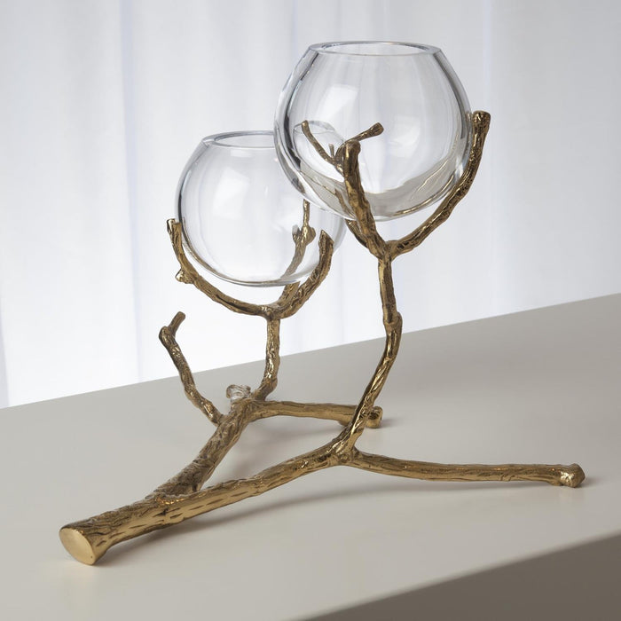 Global Views Twig 2 Vase Holder