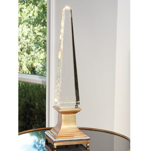 Global Views Illuminated Crystal Obelisk