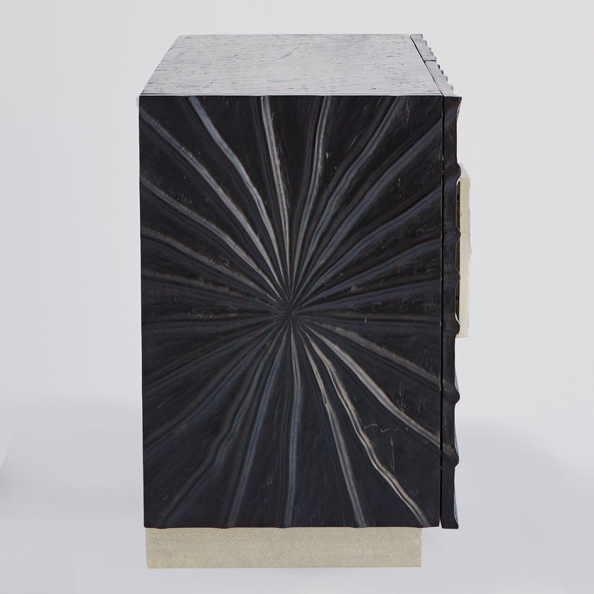 Global Views Pleated Two Door Cabinet