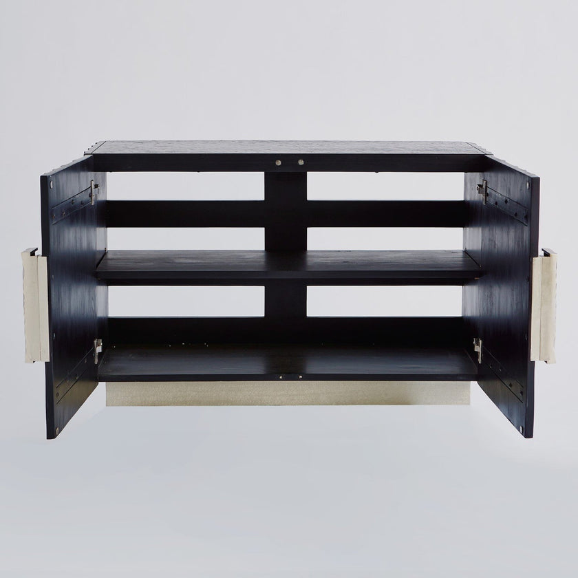 Global Views Pleated Two Door Cabinet