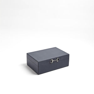 Global Views Stirrup Detail Box Blue Wash