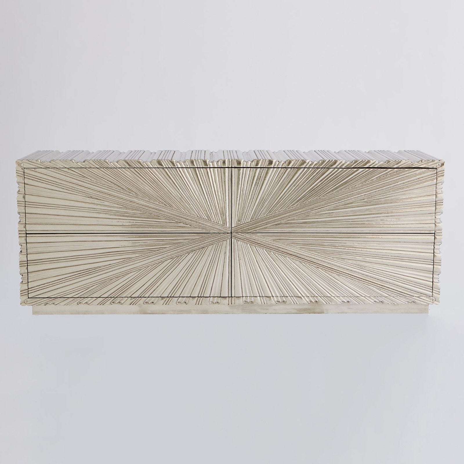 Global Views Linenfold Cabinet