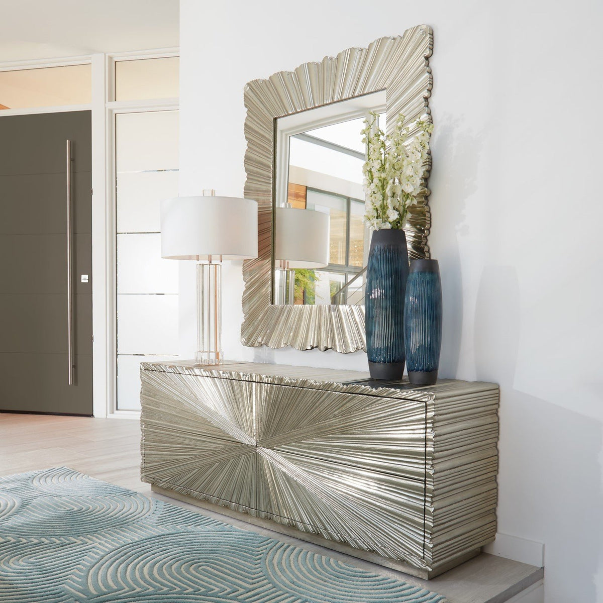 Global Views Linenfold Mirror