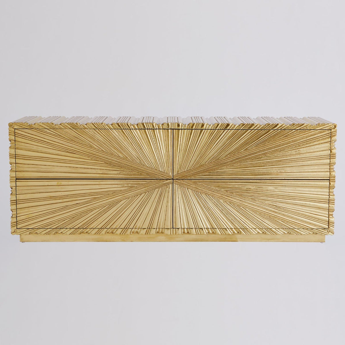 Global Views Linenfold Cabinet