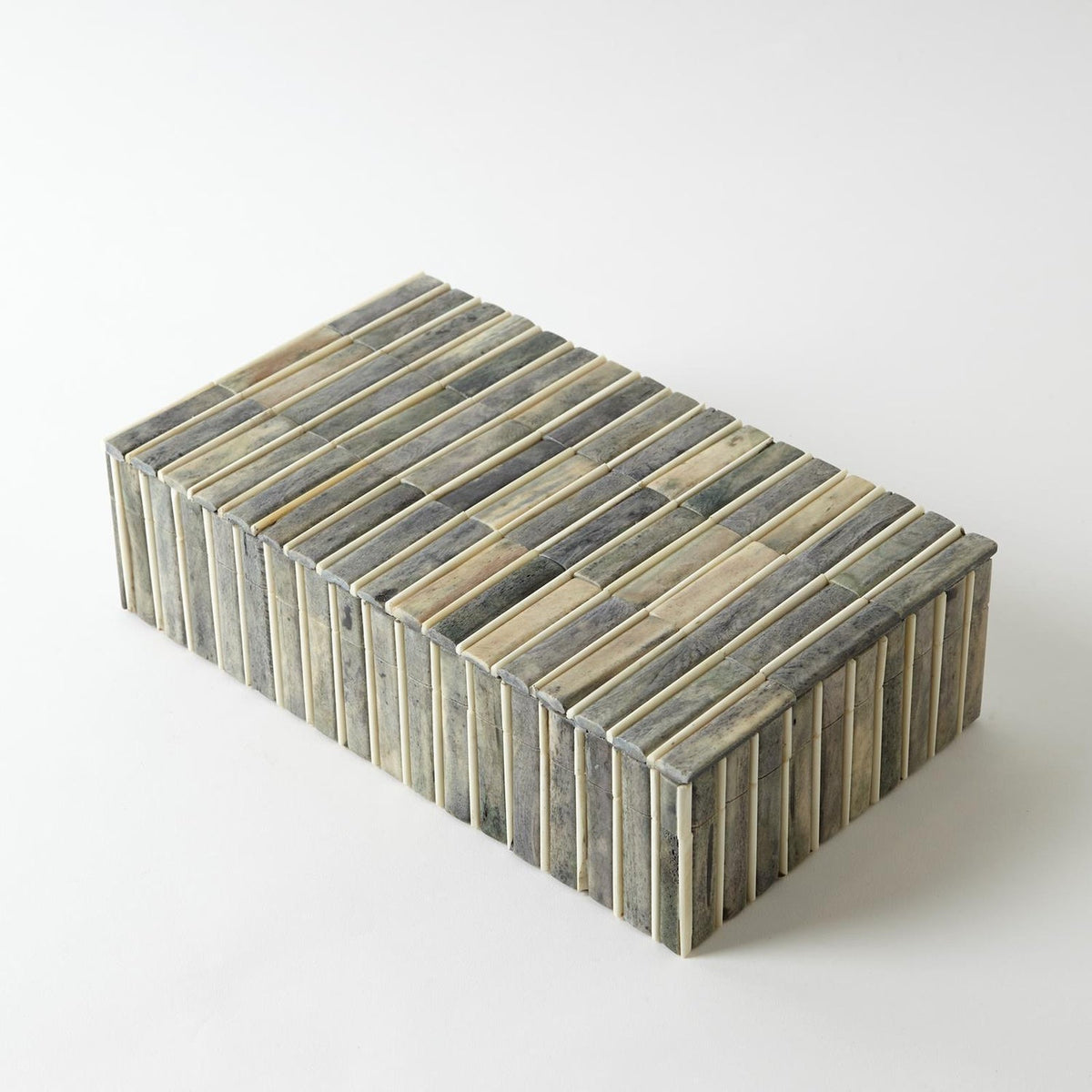 Global Views Grey Ivory Bone Box