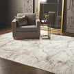 Global Views Mirror Match Marble Rug-Neutrals