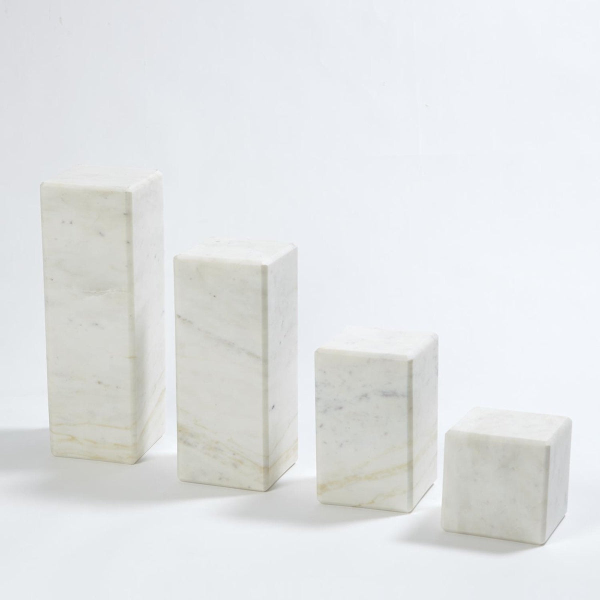 Global Views Marble Mini Pedestal