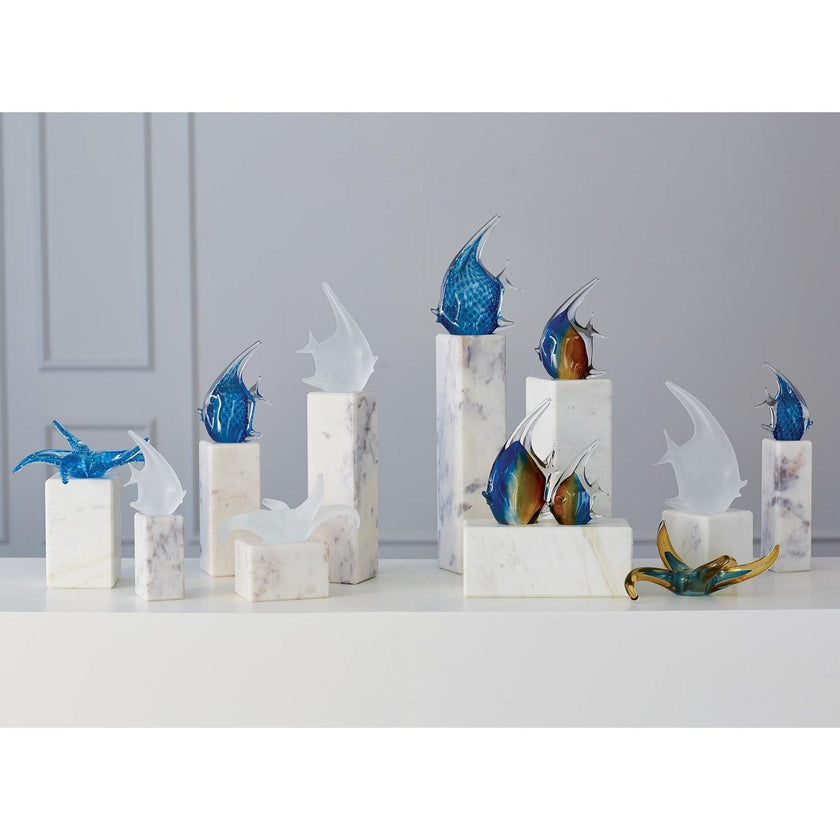 Global Views Marble Mini Pedestal