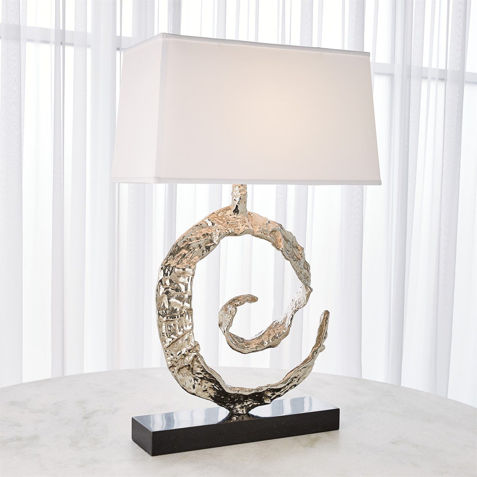Global Views Swirl Lamp