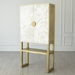 Global Views Gypsum Bar Cabinet