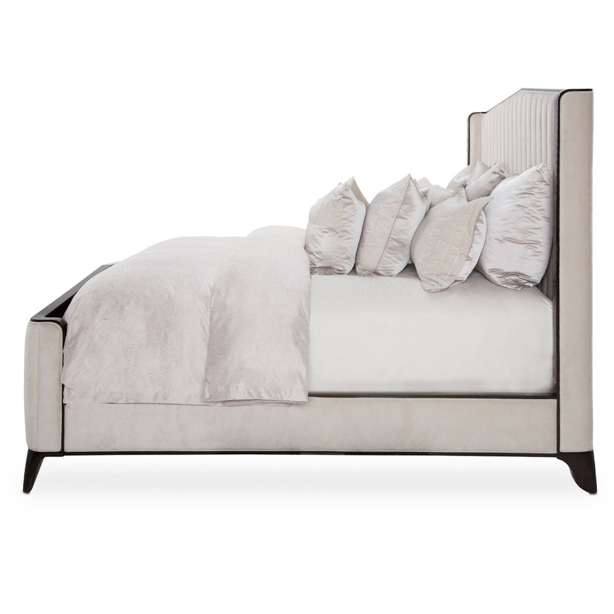 Michael Amini Paris Chic Tufted Panel Bed