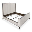 Michael Amini Paris Chic Tufted Panel Bed