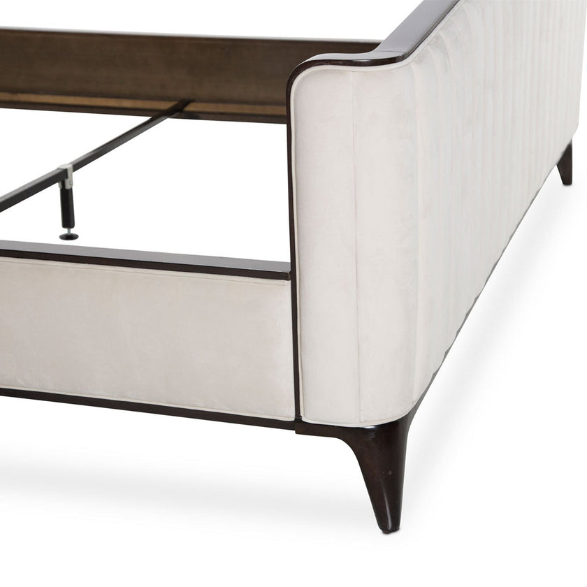 Michael Amini Paris Chic Tufted Panel Bed