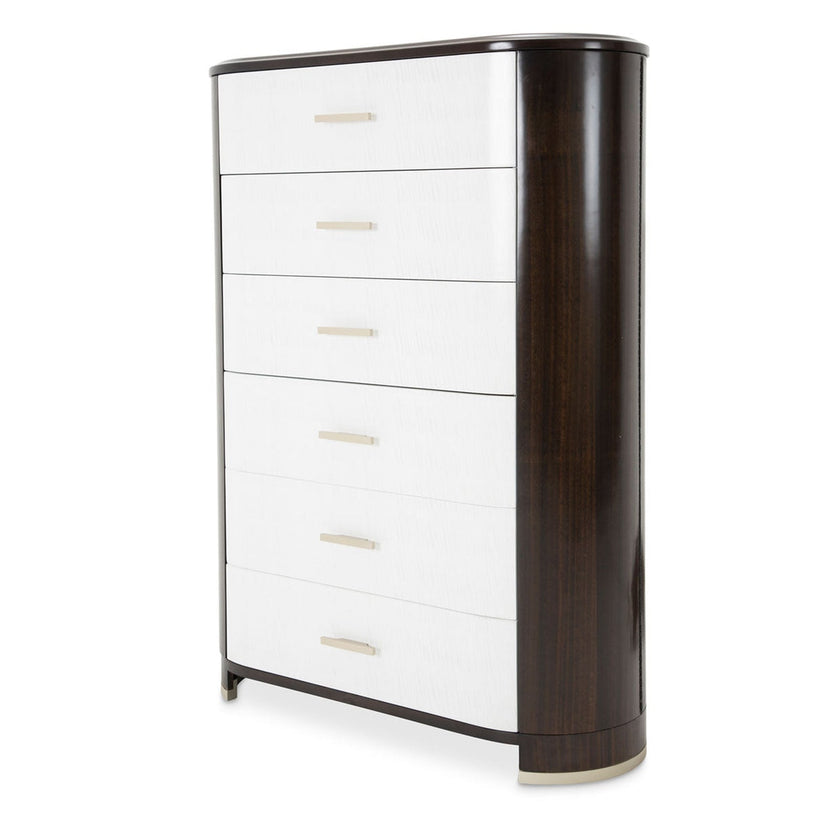 Michael Amini Paris Chic 6 Drawer Chest Espresso