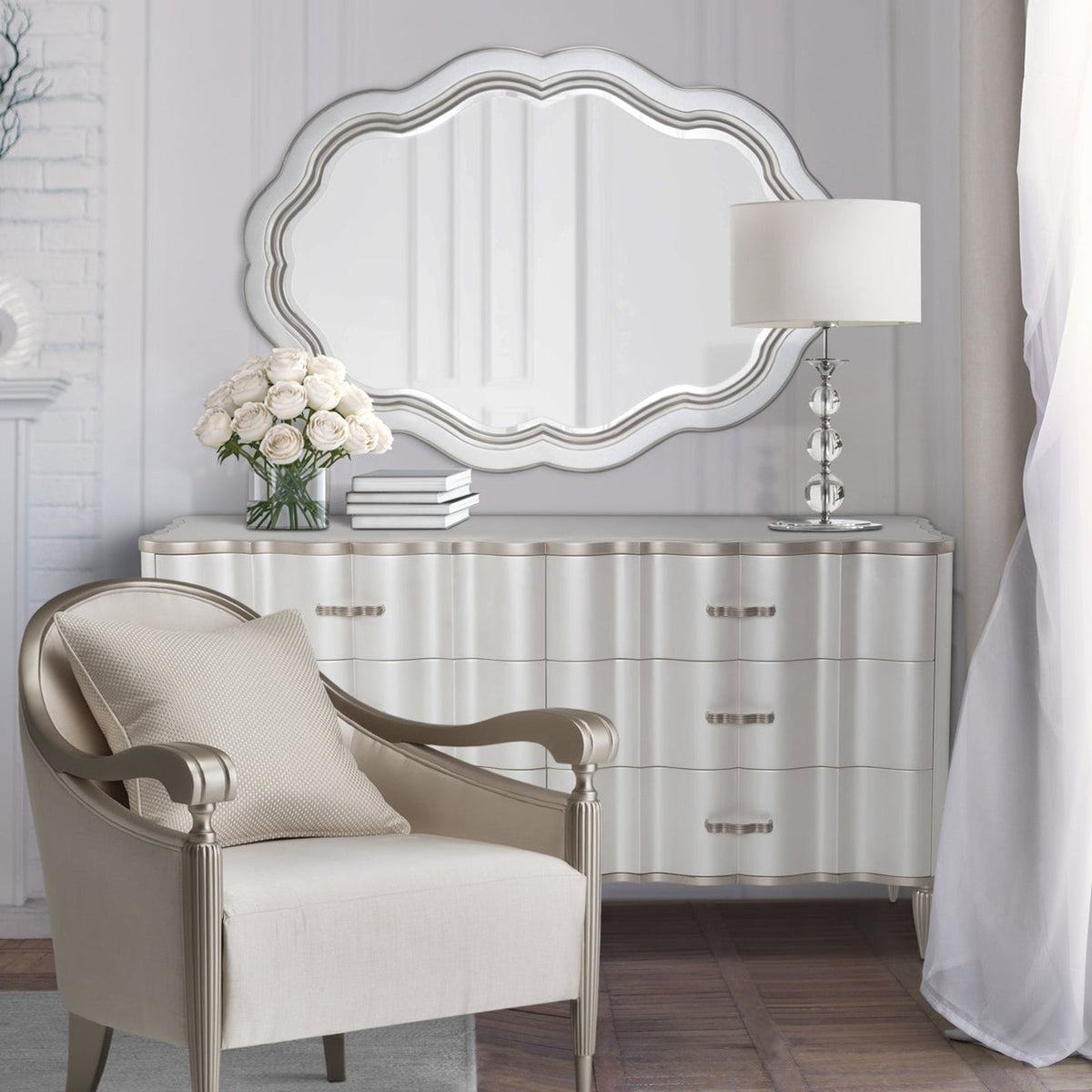 Michael Amini London Place Wall Mirror