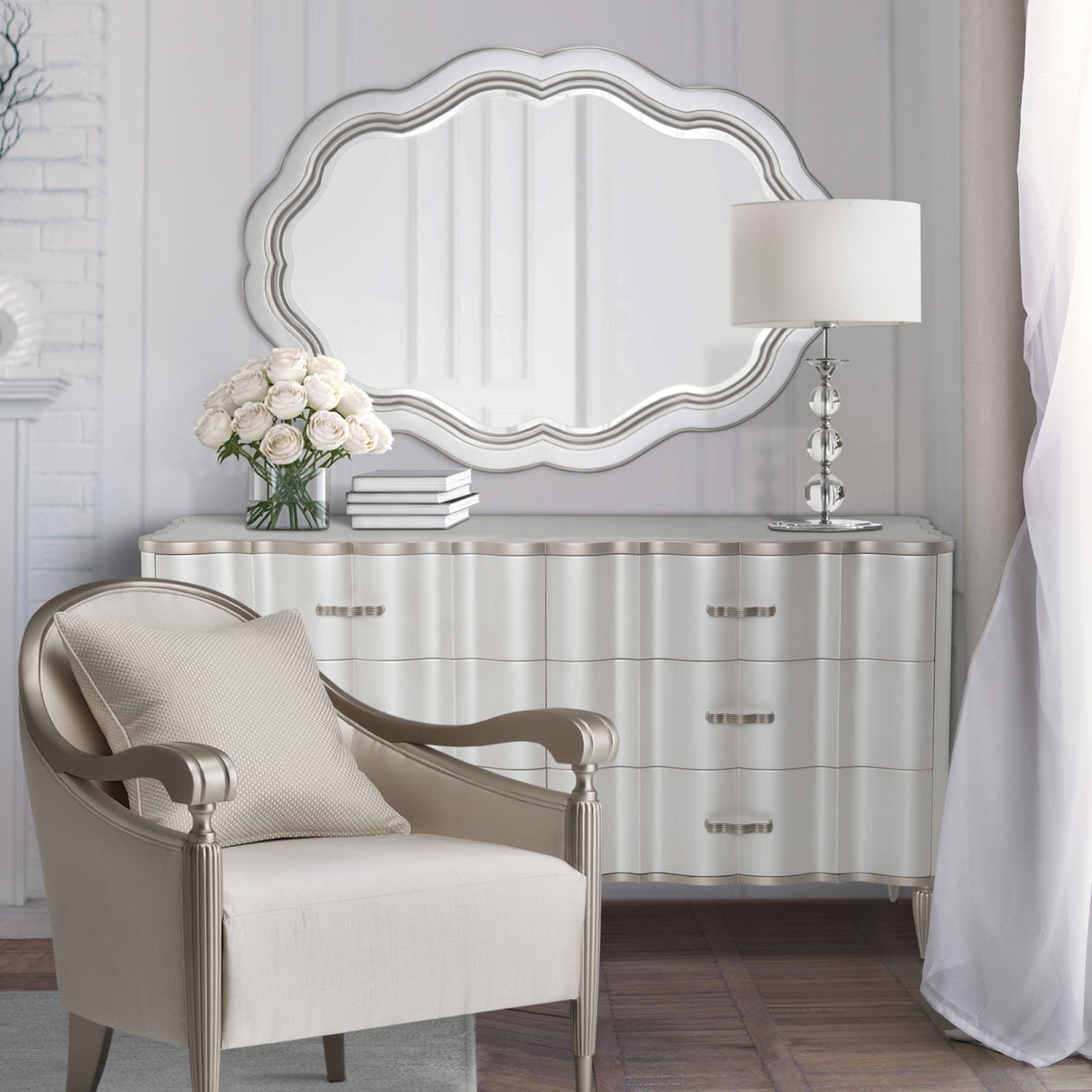 Michael Amini London Place Wall Mirror