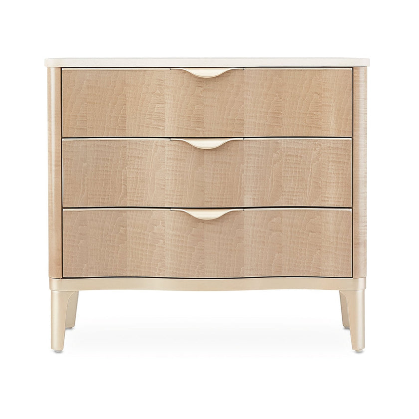 Michael Amini Malibu Crest 3 Drawer Nightstand