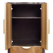 Michael Amini Malibu Crest Crotch Mahogany Swivel Lingerie Chest Armoire