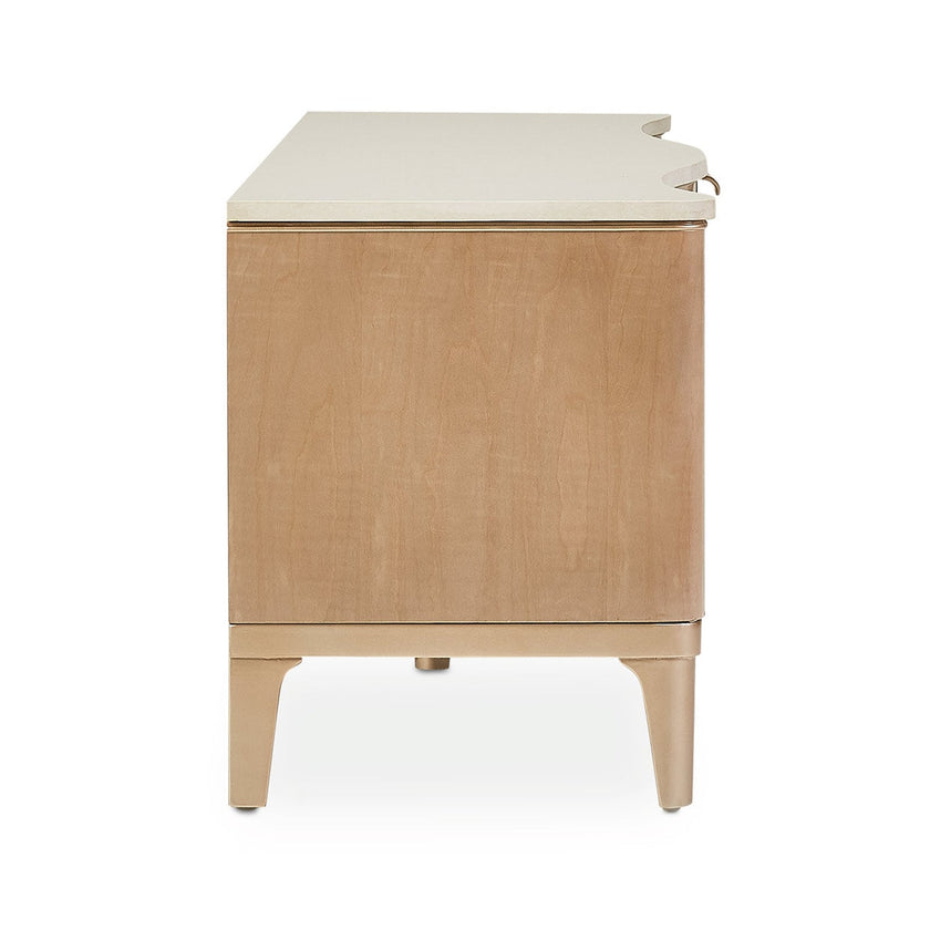 Michael Amini Malibu Crest TV Console Media Cabinet
