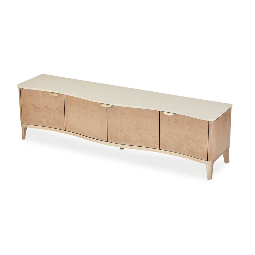 Michael Amini Malibu Crest TV Console Media Cabinet