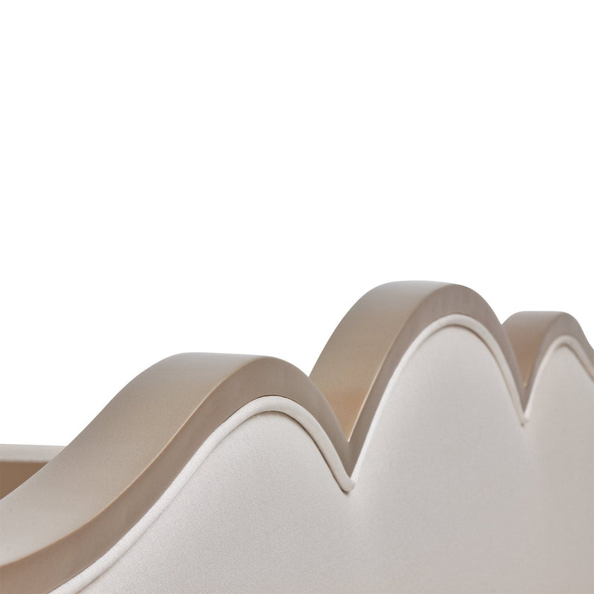 Michael Amini Malibu Crest Scalloped Poster Bed