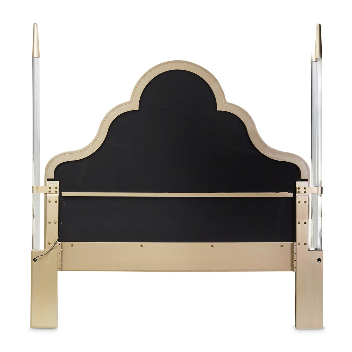 Michael Amini Malibu Crest Scalloped Poster Bed