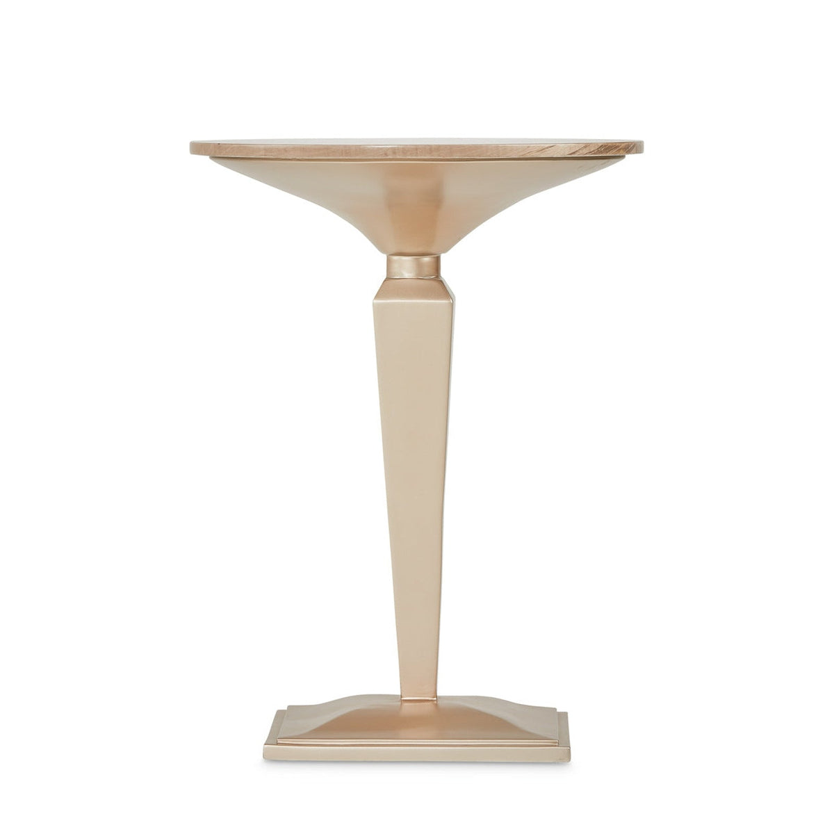Michael Amini Malibu Crest Round Pedestal Tea Table