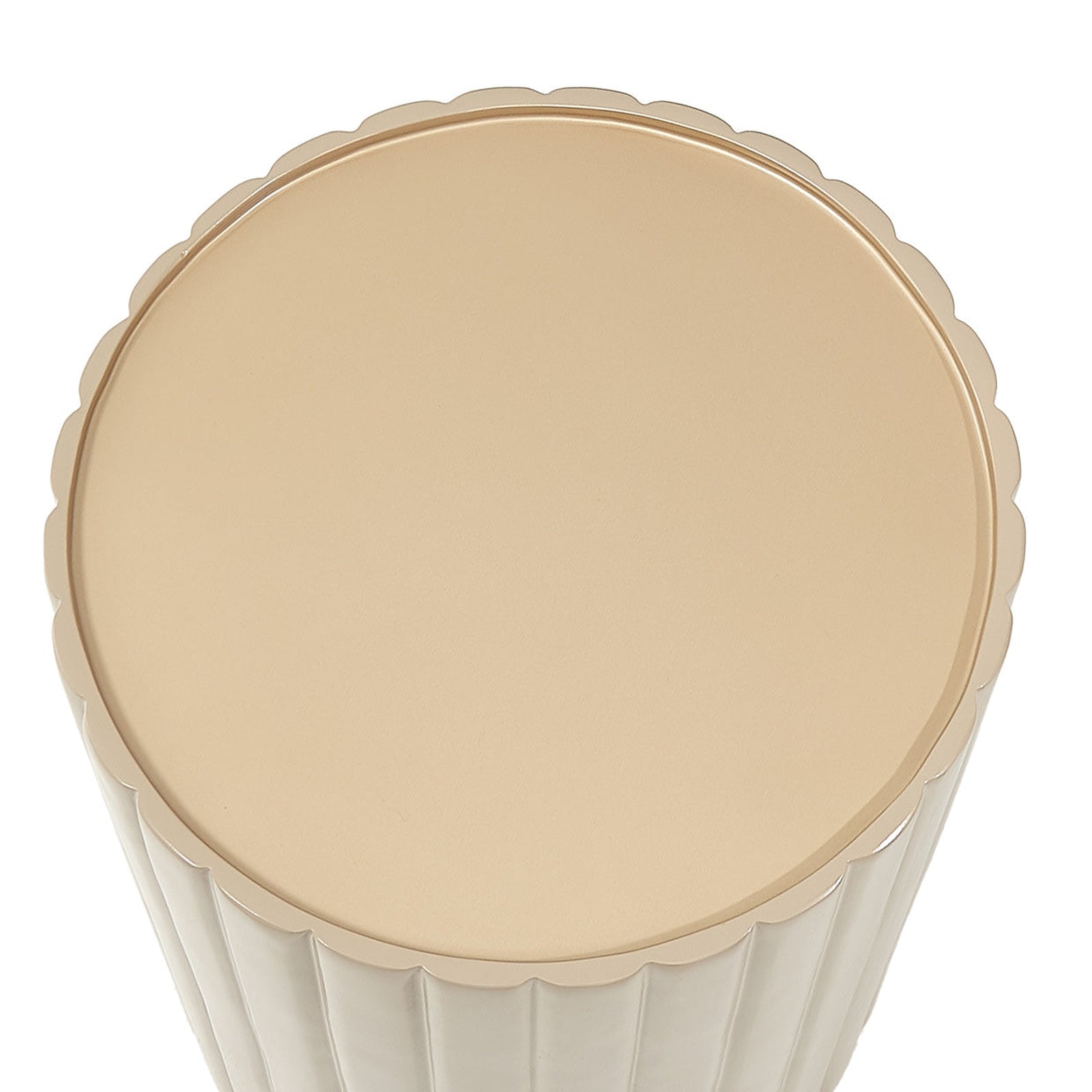 Michael Amini Malibu Crest Round Chairside Table