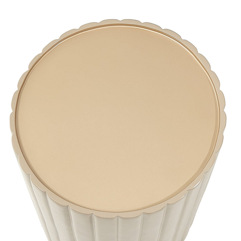 Michael Amini Malibu Crest Round Chairside Table