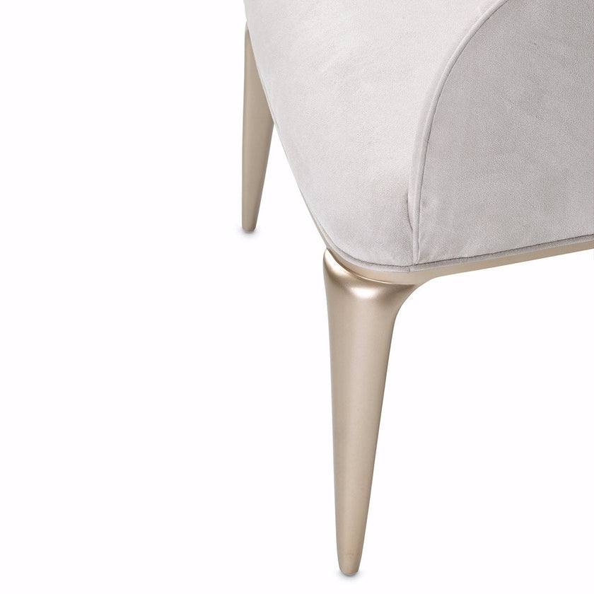 Michael Amini Malibu Crest Vanity Accent Chair