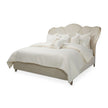 Michael Amini Villa Cherie Tufted Upholstered Bed