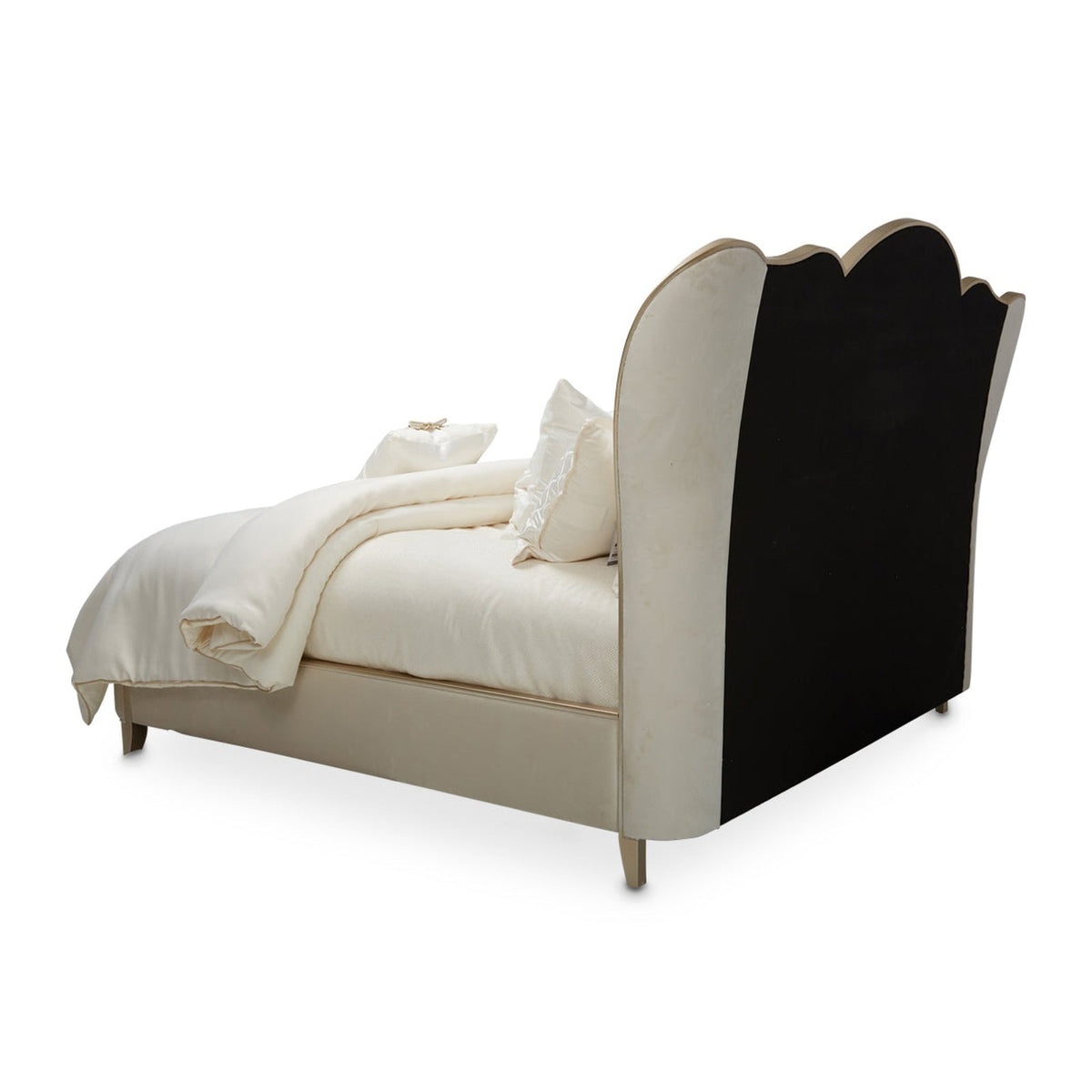 Michael Amini Villa Cherie Tufted Upholstered Bed