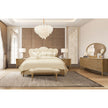 Michael Amini Villa Cherie Tufted Upholstered Bed